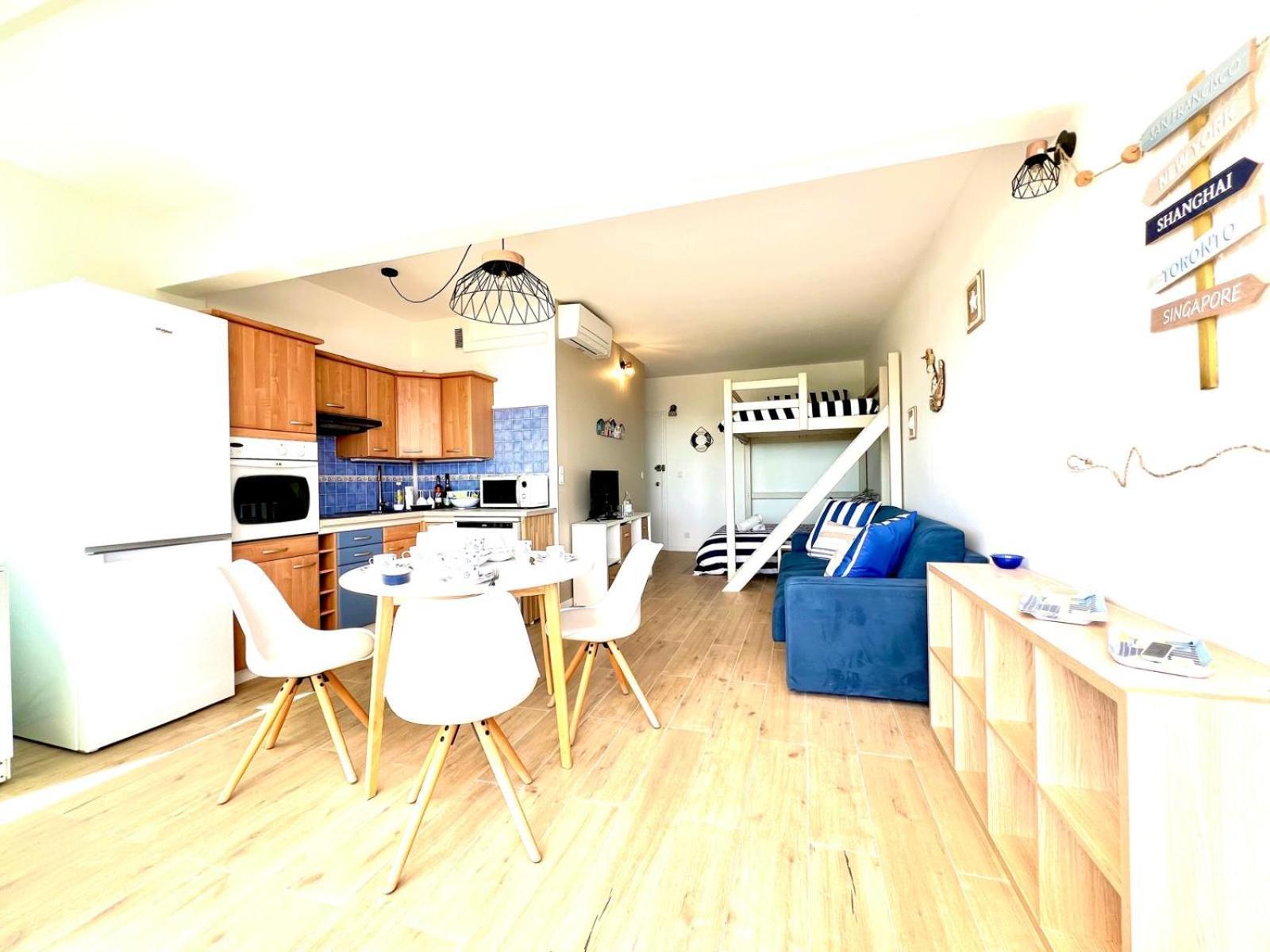 Studio Eclat Marine 3 Etoiles - Vue Mer - Parking-Clim-Plage A 20 Metres - Capitalchic Services Saint-Aygulf Fréjus المظهر الخارجي الصورة
