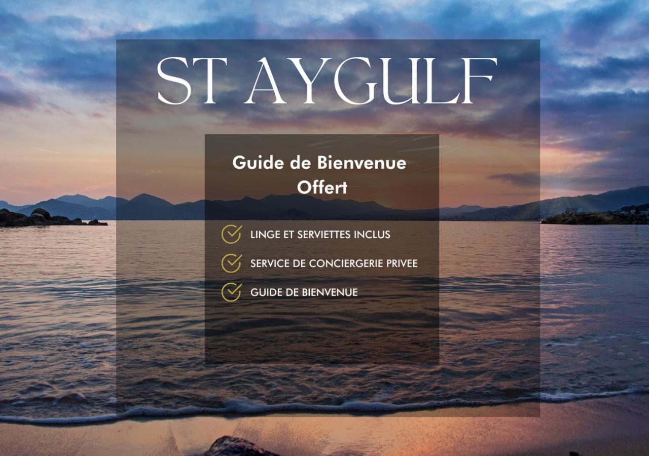 Studio Eclat Marine 3 Etoiles - Vue Mer - Parking-Clim-Plage A 20 Metres - Capitalchic Services Saint-Aygulf Fréjus المظهر الخارجي الصورة